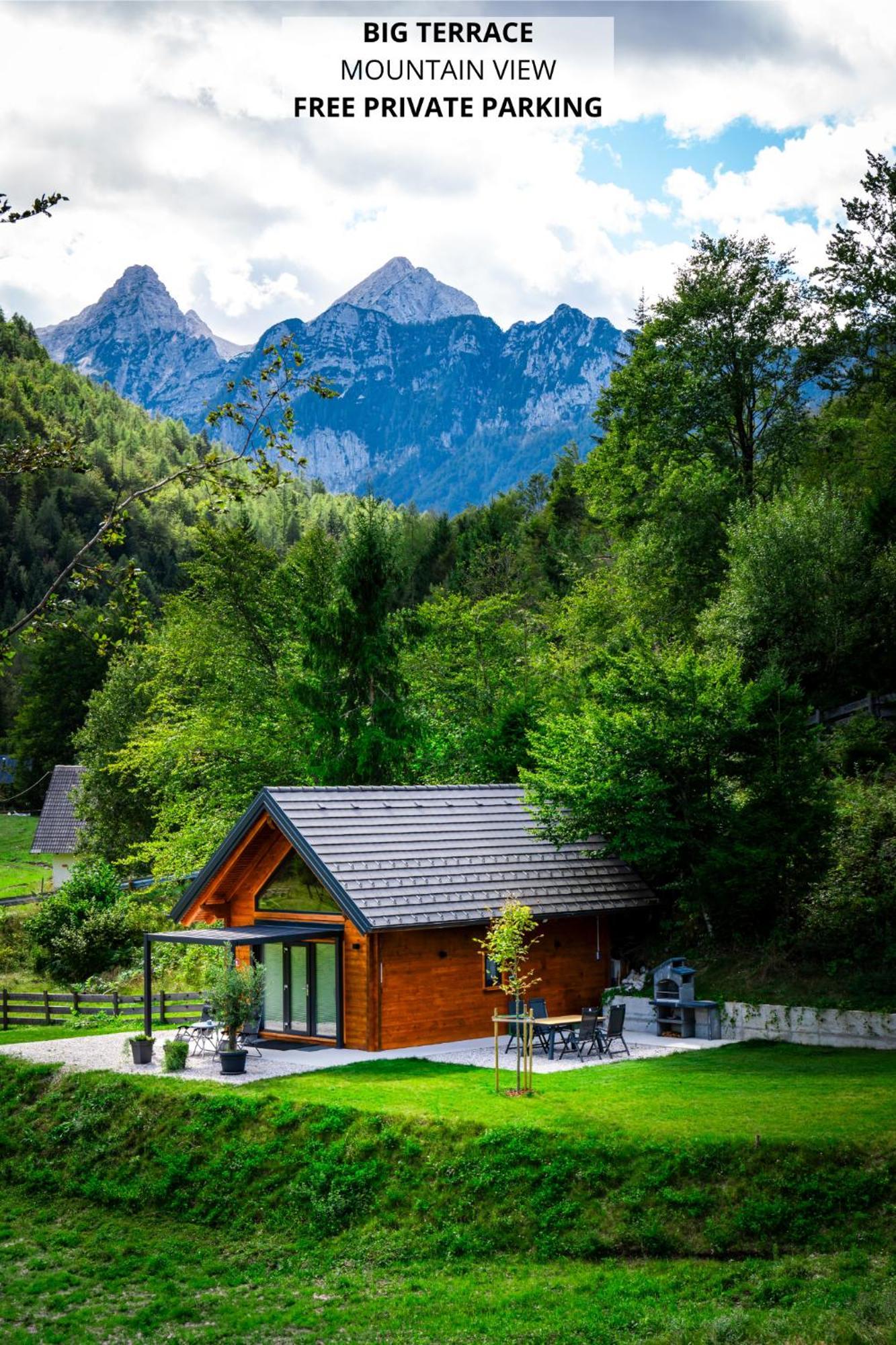 Radovna Chalet With Panoramic View Mojstrana Bagian luar foto